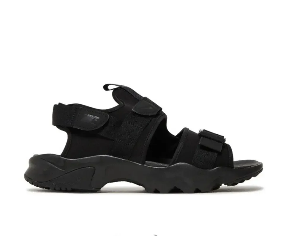 Nike Canyon Outdoor Hiking Sandals Triple Black Men’s Size 6/woman 7.5